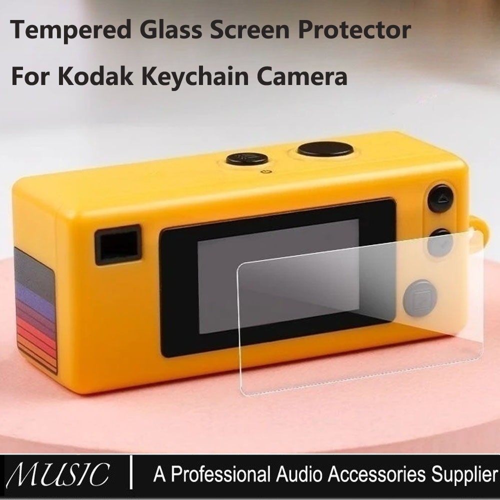 Miếng Dán Bảo Vệ Màn Hình Cho Máy Ảnh Kỹ Thuật Số Móc Khóa KODAK CHARMERA, Kính Cường Lực Độ Cứng 9H