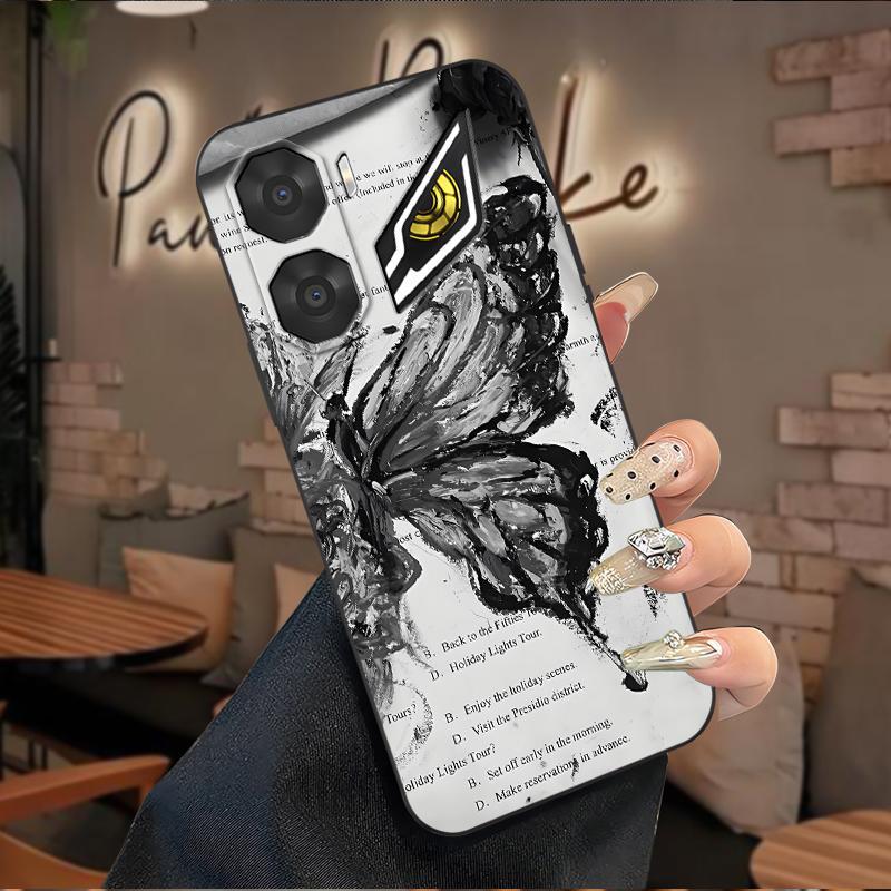 Ốp Lưng Cho ZTE Nubia Neo 2 5G Neo 3 5G Neo 5G Neo 3 GT Music 2 Nubia Music Black Butterfly Art Phon