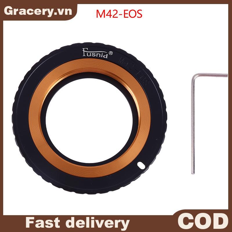 Vòng chuyển đổi ống kính M42 sang Canon EOS EF có thể điều chỉnh Ống kính M42 cho thân máy Canon EOS