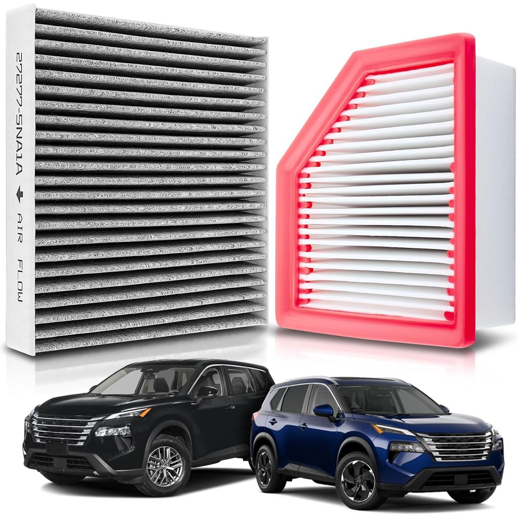 AUTOKAY HEPA Cabin và Bộ lọc không khí động cơ Phù hợp cho Nissan Rogue 2021 2022 2023 2024 2025 RE 