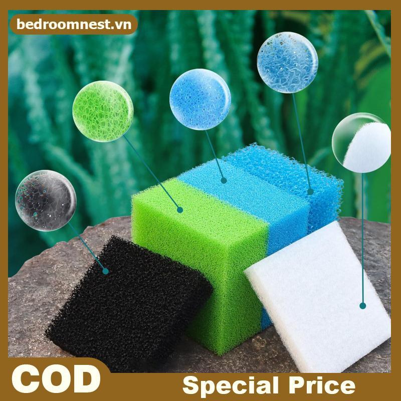 Miếng đệm bông lọc bể cá BEDROOM 5 chiếc cho Juwel Bioflow Hấp thụ mạnh Giữ nước bể cá sạch sẽ tại n