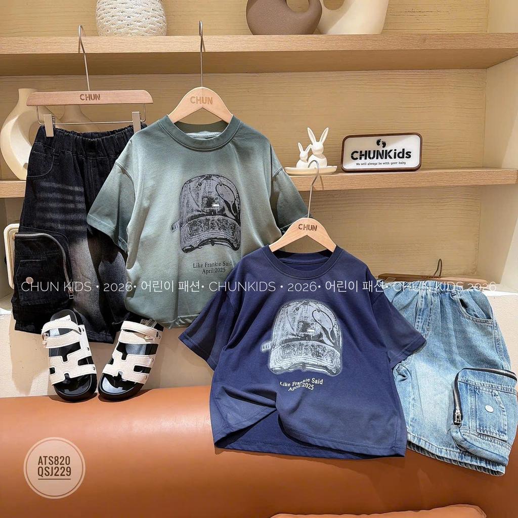 ATS820 - ÁO pull Đại CHO BÉ ombre in chiếc mũ APRIL 2025 - 8118 JYX