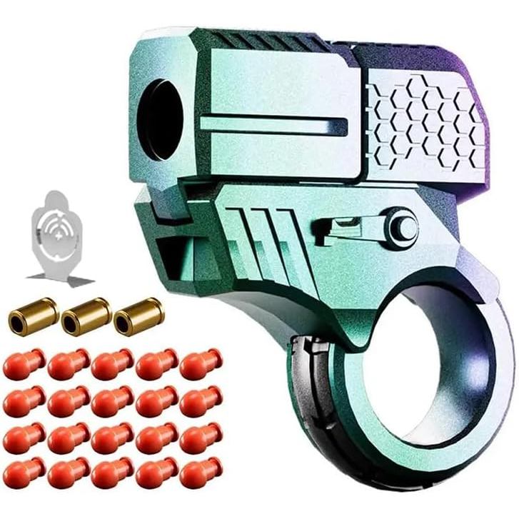 Đồ chơi Fidget dành cho người lớn để giảm căng thẳng EDC Đồ chơi ngón tay bằng hợp kim Súng lục giải