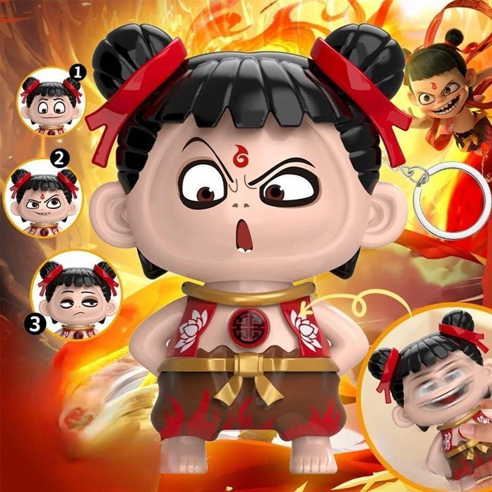 Nezha Emojis Thay Đổi Mặt Đồ Chơi Ma Thuật Trẻ Em Biển Giảm Áp Búp Bê Đồ Chơi Tiếng Ồn Của U9l5