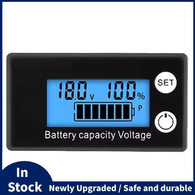 Vôn kế pin DC 8-100V Chỉ báo công suất Đồng hồ đo công suất Lithium LiFePO4 Pin chì 12V 24V 48V Màn 