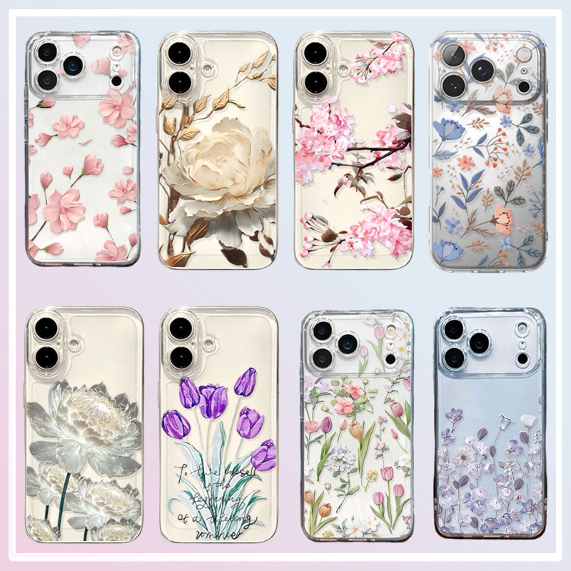 Ốp Điện Thoại In Hoa Cho Samsung Galaxy S26 Edge Ultra Plus S10 Note 20 10 Plus A57 A56 M54 F54 M23 