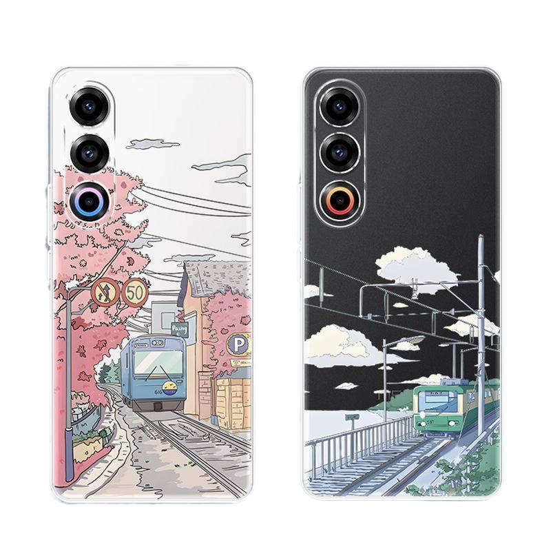 Dành cho vỏ điện thoại Meizu 21 Meizu 21 Pro Vỏ bảo vệ Meizu 21 Note Vỏ mềm trong suốt cạnh cong cá 