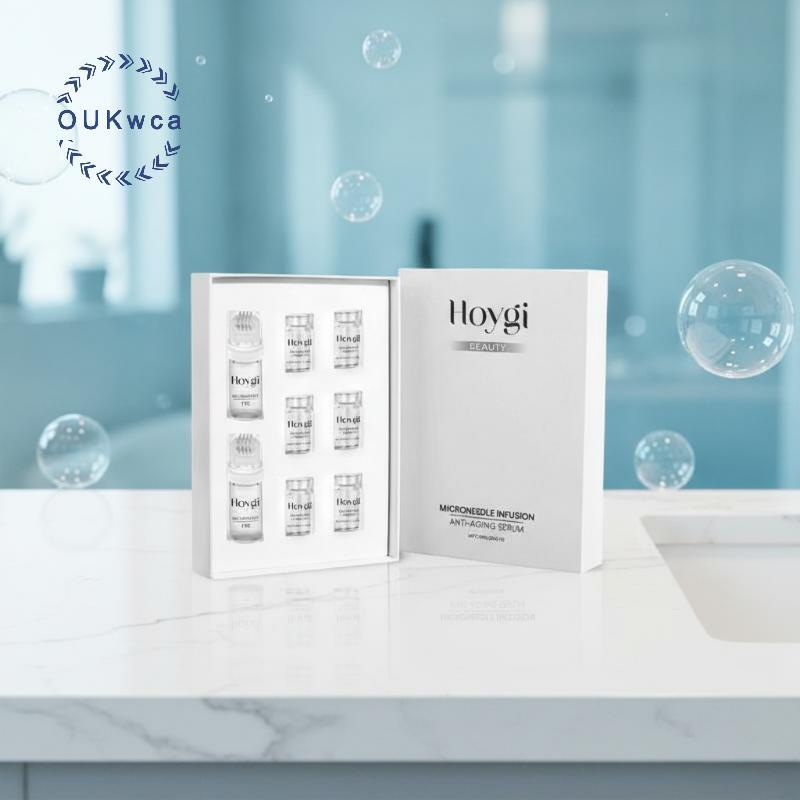 OUKwca Hyaluronic Acid Firming Serum và Microneedle Roller Set MultiBenefit Hydrating và Smoothing c