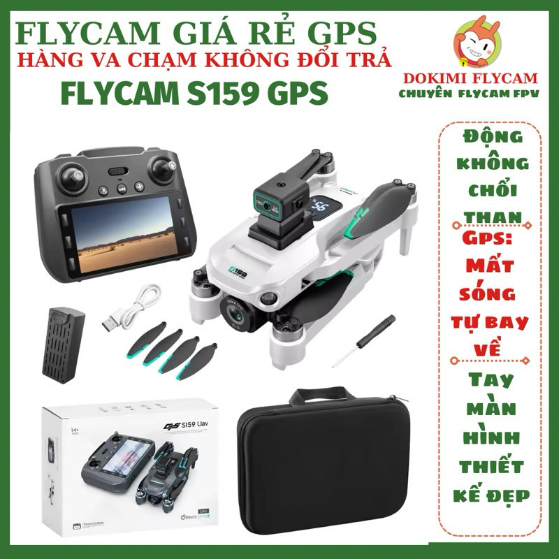 Flycam S159 Gps tay màn giá rẻ - Flycam tập bay
