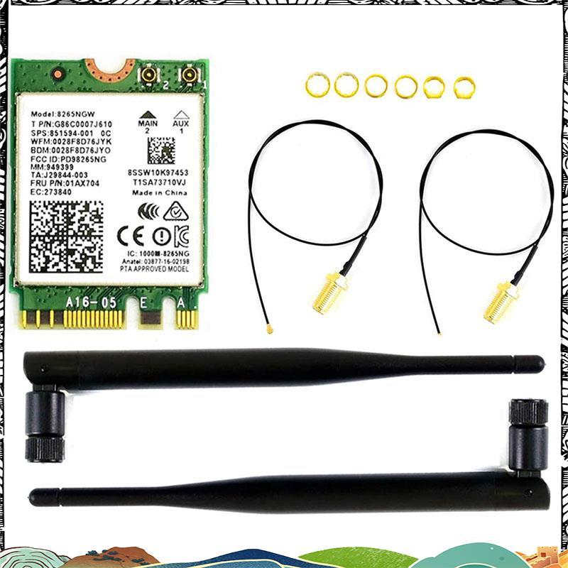 Mô-đun NIC không dây AC8265 chế độ kép Hỗ trợ WiFi 2.4GHz / 5GHz và Bluetooth 4.2 cho Nano Kit hsihi