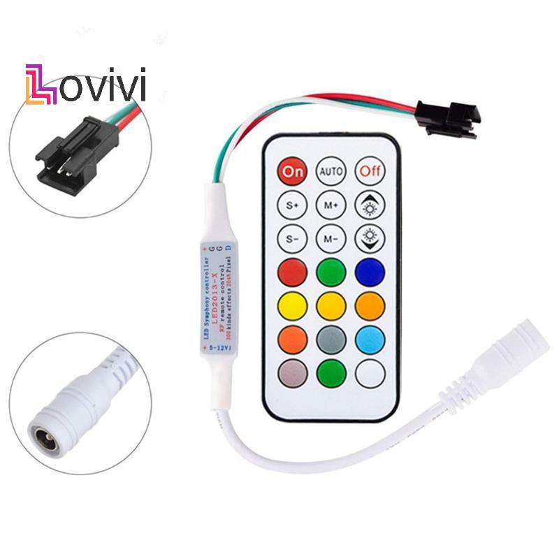 [Lovivivi] 1 Bộ Điều Khiển Từ Xa Không Dây RF DC5V / 12V / 24V Mini Bộ Điều Khiển LED 3PIN Cho Màu G