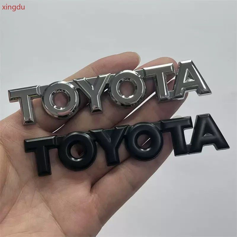 Thích hợp cho logo VVTi cốp sau Corolla, logo FAW Toyota TOYOTA GL, logo chữ samurai đen