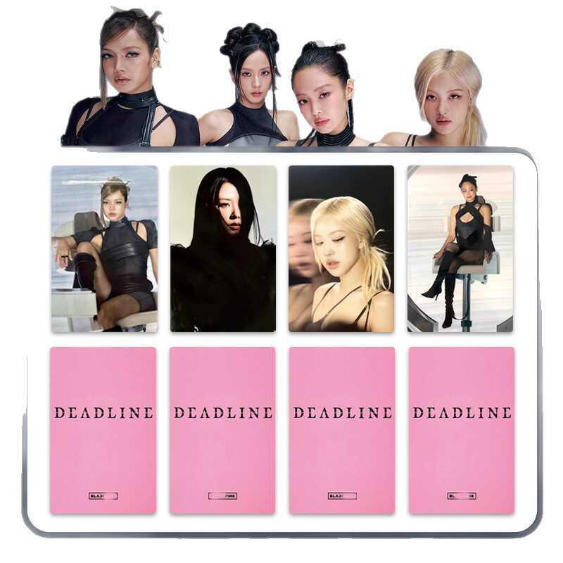 Thẻ album hồng BP DEADLINE Thẻ đặc biệt JD Thẻ LISA JENNIE xung quanh