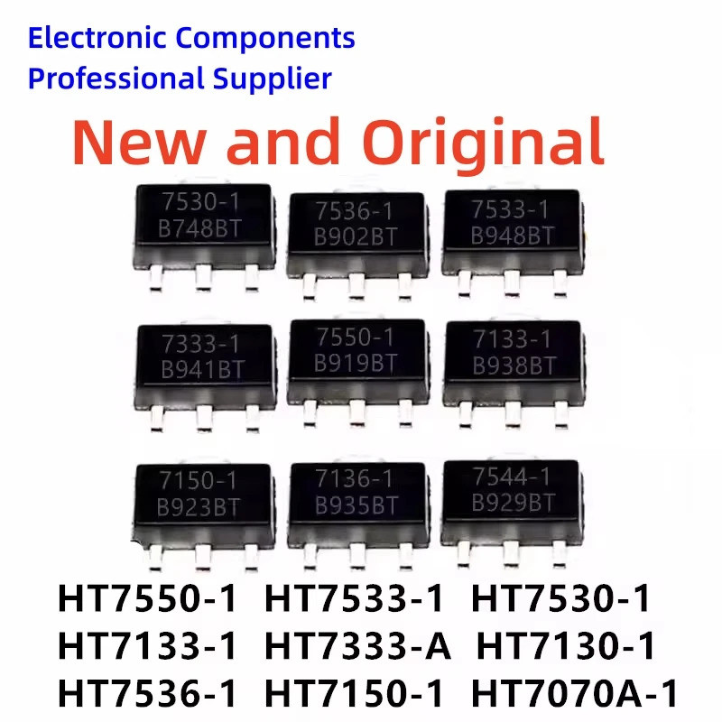 5 chiếc HT7533-1 7533-1 SOT89 HT7533 HT7550-1 HT7530-1 HT7133-1 HT7333-A HT7130-1 HT753-1 HT7150-1 H