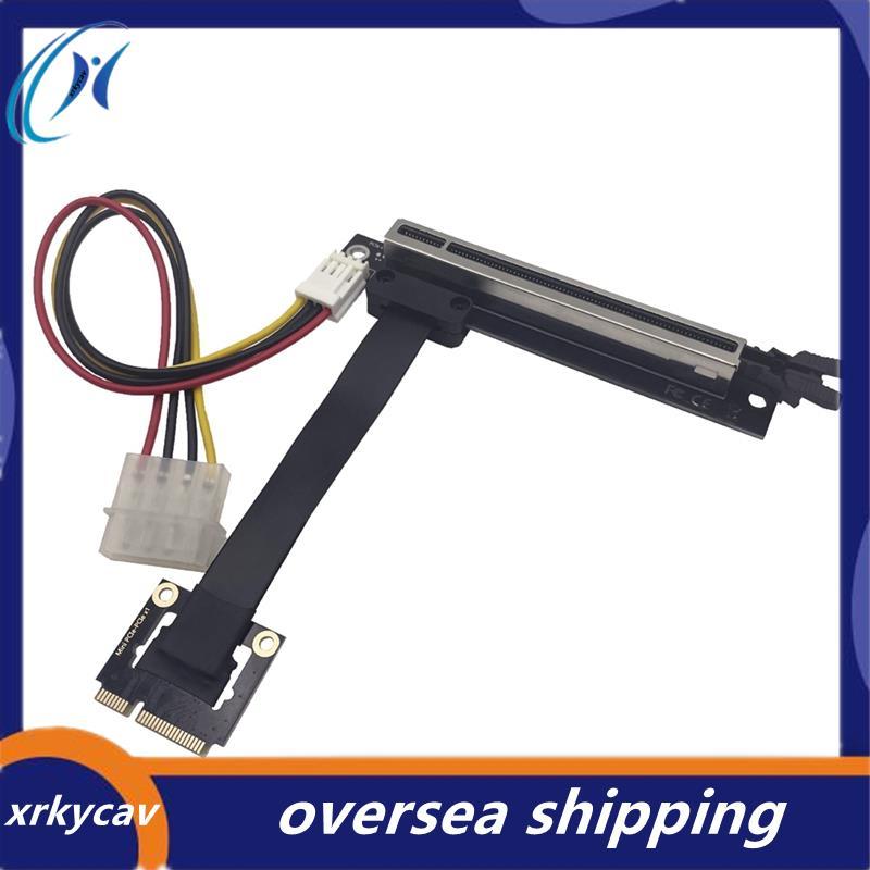 3.0 PCIe Riser Card 1x sang 16x Adapter Không cần USB có cáp nguồn PCI-E X1 X16 GPU Riser Adapter để