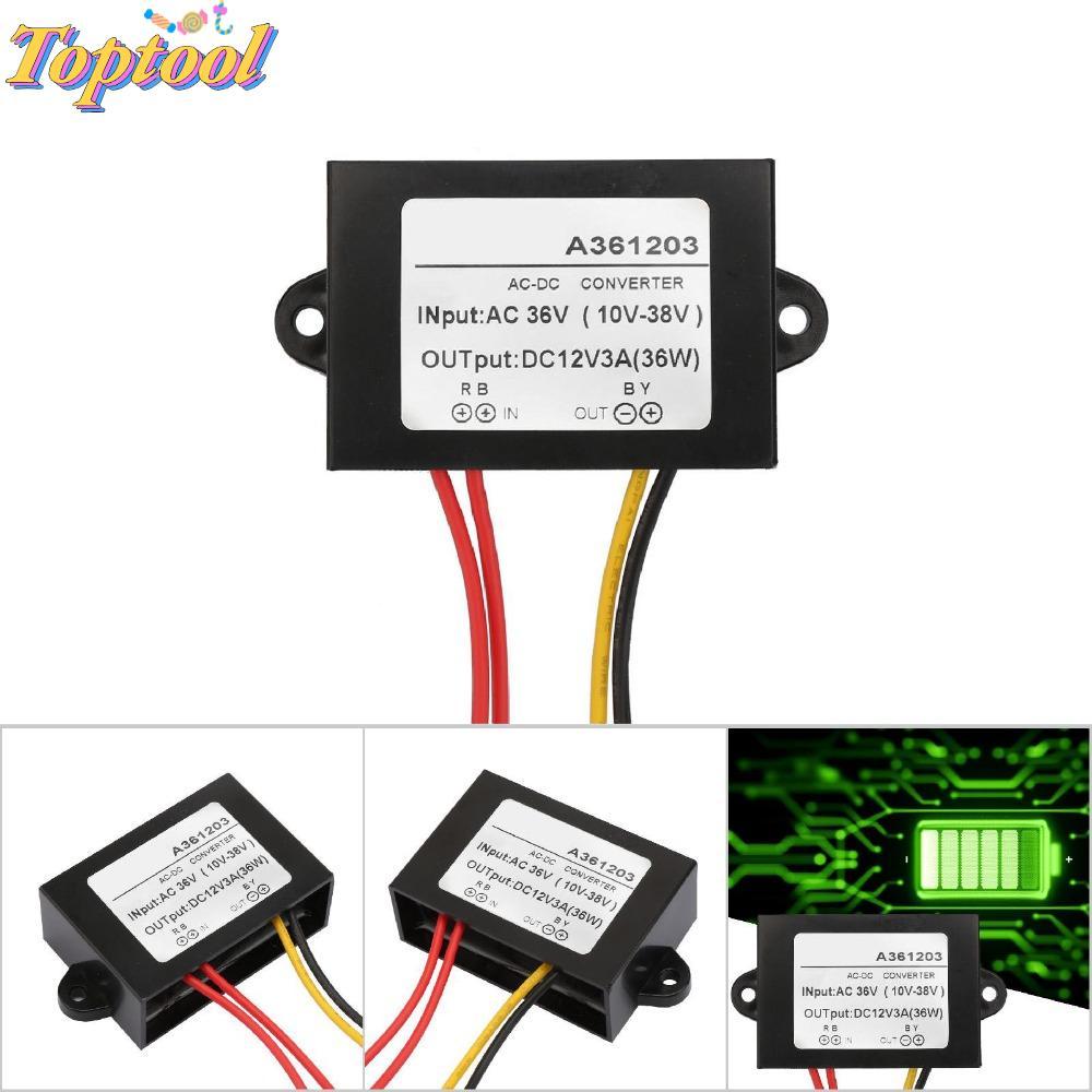 Mô-đun cấp nguồn TOPTOOL, Đầu ra 3A Bộ chuyển đổi nguồn AC DC 36W, Đầu ra ổn định AC36V sang DC12V B