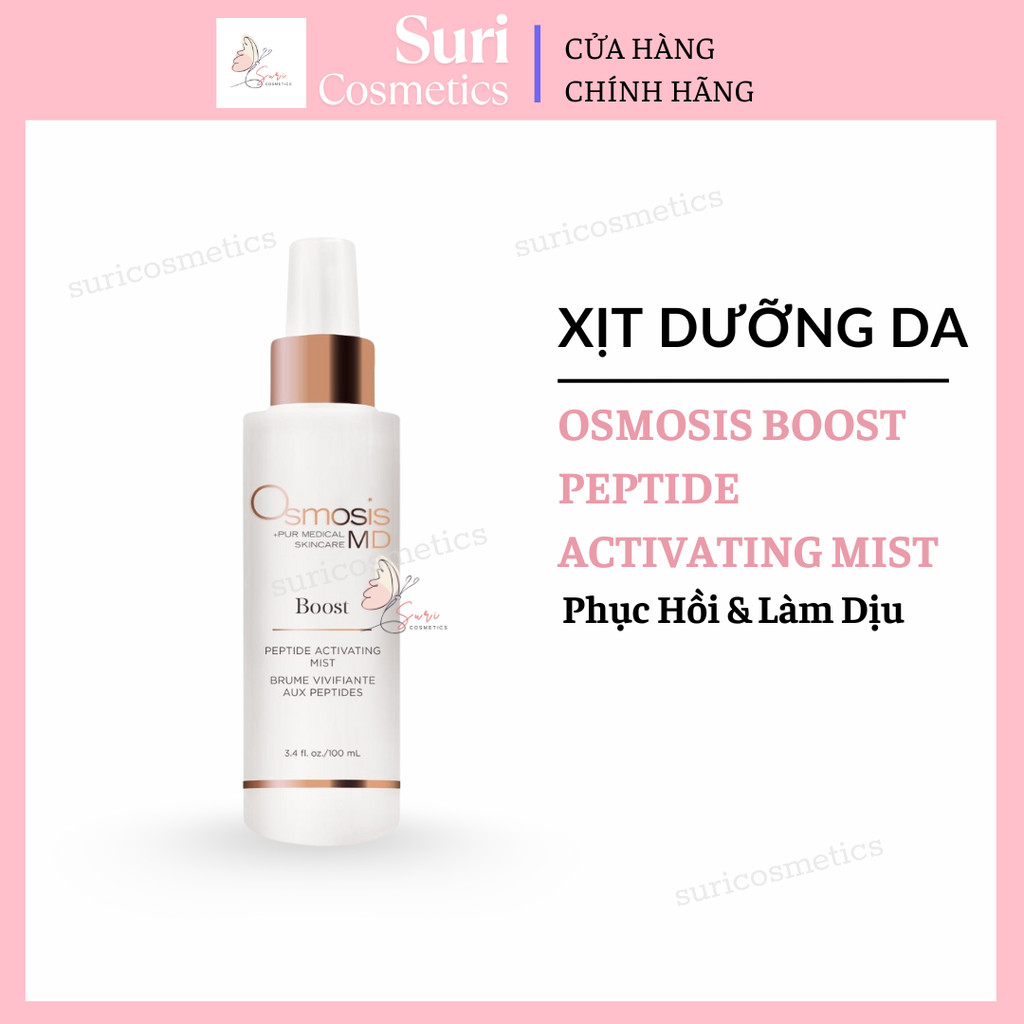 [Công Ty] Xịt Dưỡng Da Osmosis Boost Peptide Activating Mist 80ml Phục Hồi & Làm Dịu