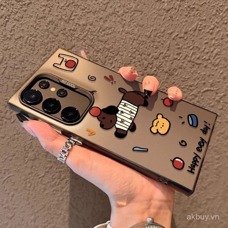Ốp điện thoại thời trang dễ thương Dachshund Puppy hoạt hình Thích hợp cho Samsung A24 A25 A55 A35 S