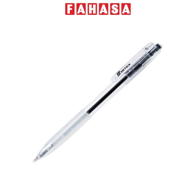 Bút Bi Bấm 0.7 mm - Bitex B06 - Mực Đen