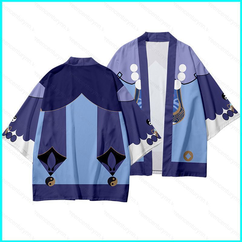 GN Genshin - Áo Cosplay Haori Kimono Phong Cách Anime Cho Nhân Vật Hutao, Keqing, Ganyu