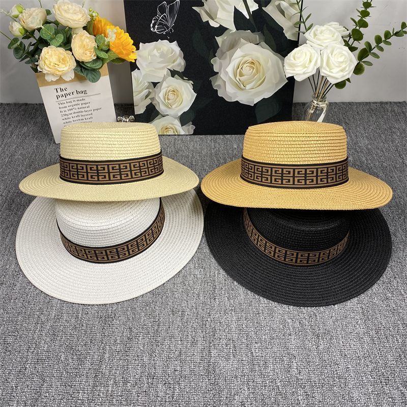 GIVENCHY1987 Mũ Rơm Mũ Chống Nắng Anh Mùa Hè