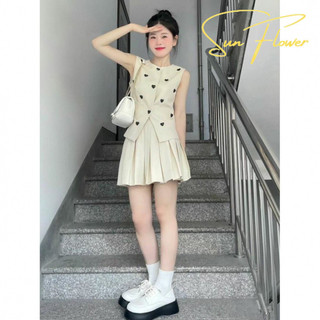 Oder-Bộ Váy Trang Phục Nữ Mới Mùa Hè Hàn Quốc Ngọt Ngào Mùa Hè Dopamine Mặc Trang Phục Mùa Hè Với Bộ Đồ Hai Mảnh