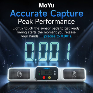 Moyu Timer V2 Magic Cube Timers Mat Professtional Moyu Speed Cube Timer for Educational Competition Speed Cup