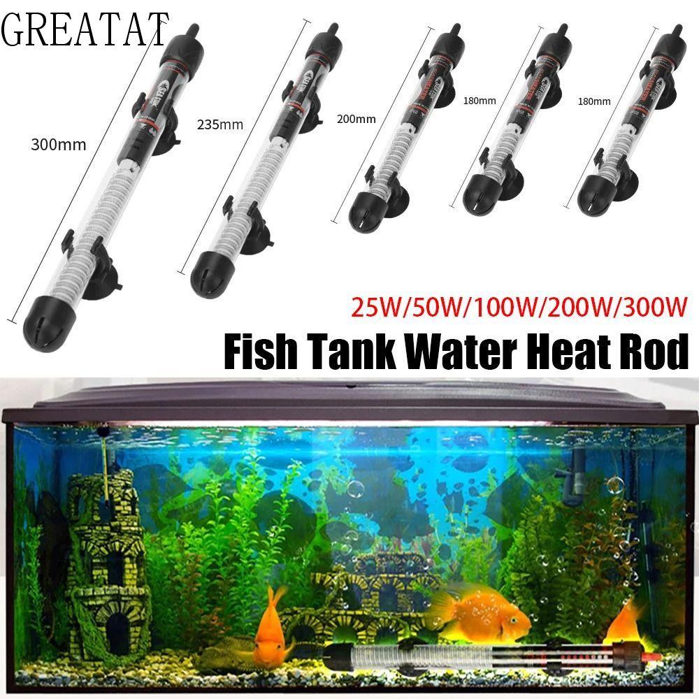 GREAT 1 Cái Máy Sưởi Chìm, Nhiệt Độ Có Thể Điều Chỉnh EU Cắm Nhiệt Độ Nóng Thanh, Bền 220V AT700 25W