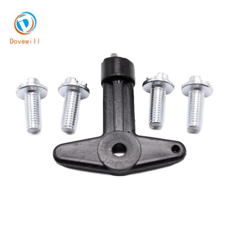 Bu lông vít nắp trung tâm bánh xe hợp kim Dovewill với bộ chìa khóa 7700422600 Cho Renault Clio MK2 