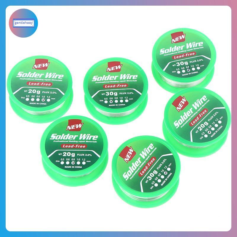 GG 0.6 / 0.8 / 1mm Dây hàn vỏ thông lượng nhiệt độ thấp không chì Tin Không giặt Dây hàn lõi nhựa Sn