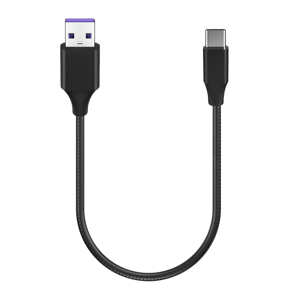 Geekria dây sạc da tương thích Type-C USB to USB-C cho Edifier LolliClip AI, ES850NB, Hecate G2, W82