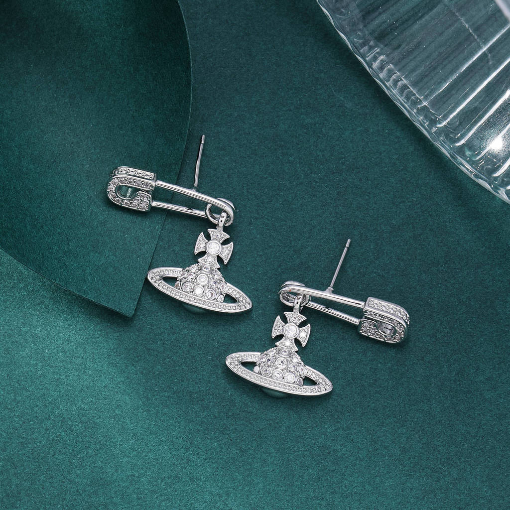 Giảm giá Bông tai zircon phong cách Chanel, xu hướng mới