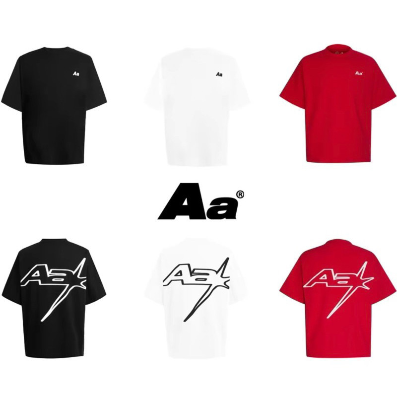 (COD) ÁO THUN AA STU IN LOGO RACING - AA STU. RACING LOGO // BLACK