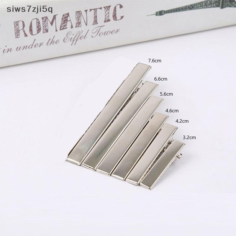 Szvn 50 cái kẹp tóc Cá Sấu kim loại kẹp kẹp cá sấu có răng Nơ Kẹp tự làm.