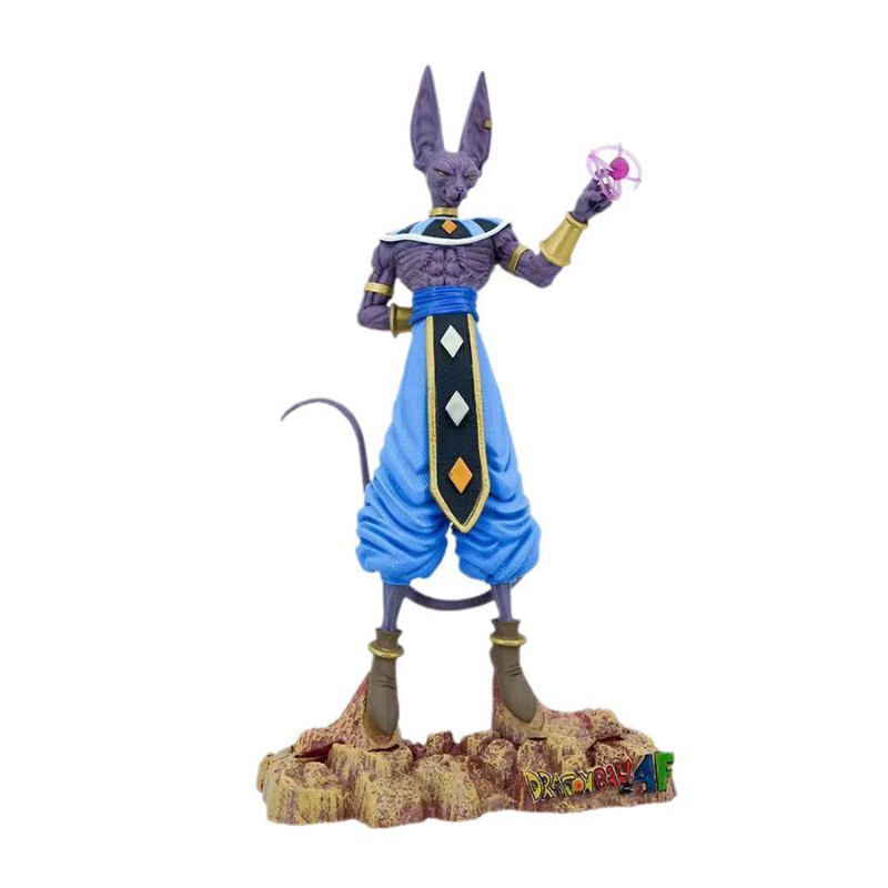 Anime Dragon Ball Siêu hình Beerus pvc mô hình đồ chơi trang trí