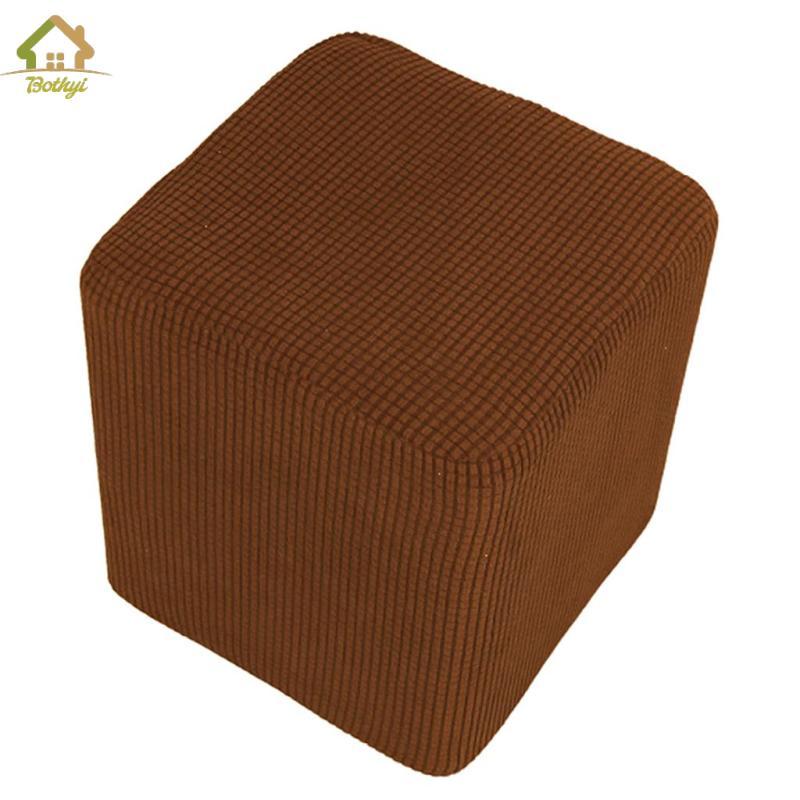Vỏ Ottoman hình chữ nhật dày, Ottoman cho ghế Sofa, Vỏ đàn hồi cho Ottoman, Vỏ bọc co giãn cho phòng