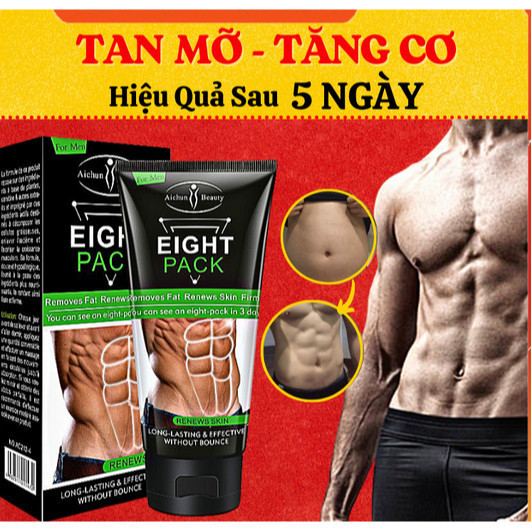 Kem Tan Mỡ - Tăng Cơ Bụng Eight Pack Aichun Beauty 170g
