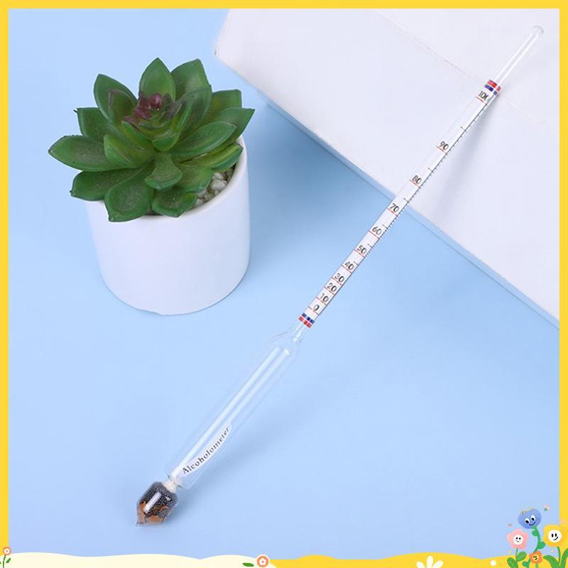 Null 0-100 Độ Thủy Tinh Rượu Rượu Đồng Hồ Đo Nồng Độ Rượu Rượu Rượu Me null