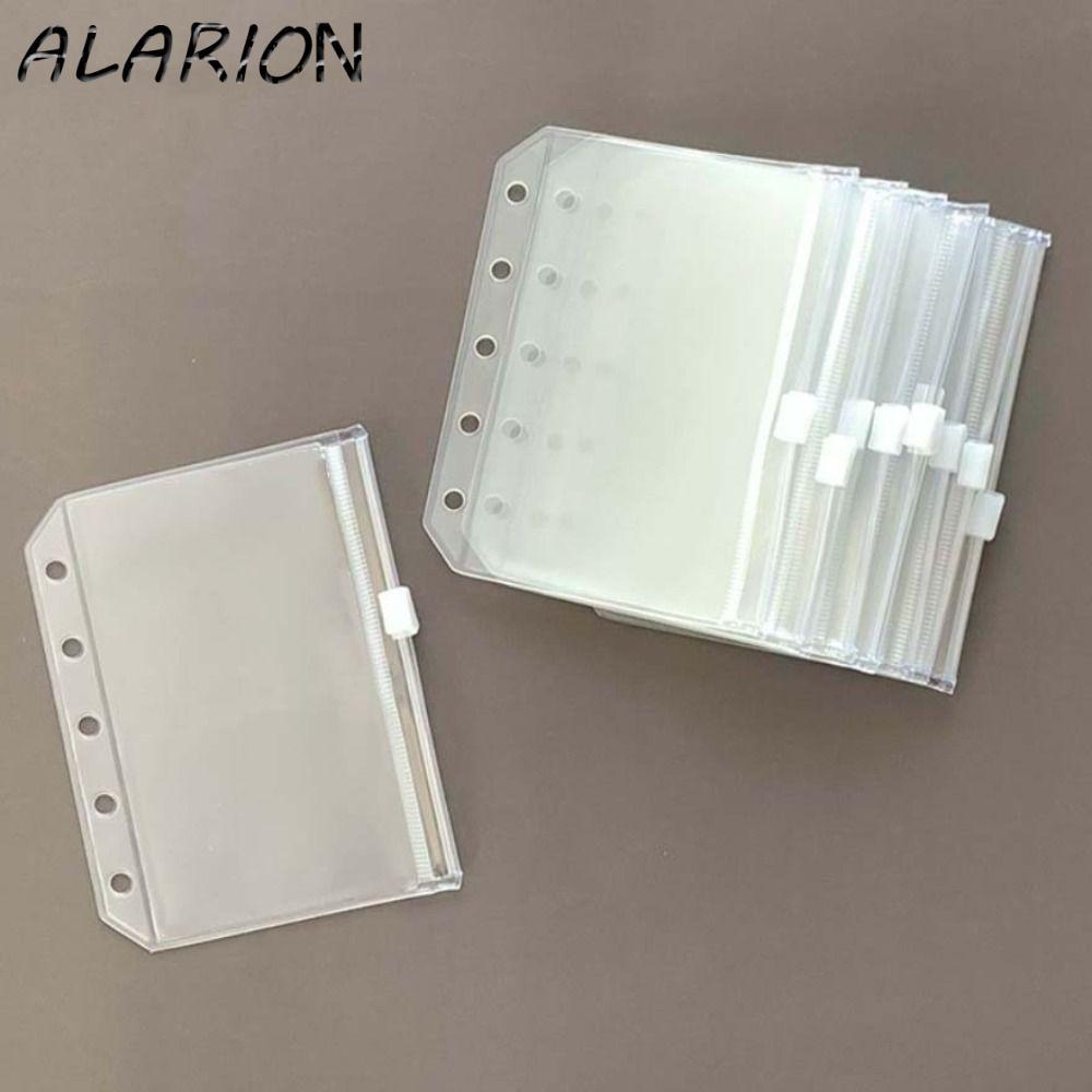 ALARION 10 chiếc Refill Spiral Page Binder Indexing Cards, Matte 5 lỗ Spiral Binder Divider Page Sep