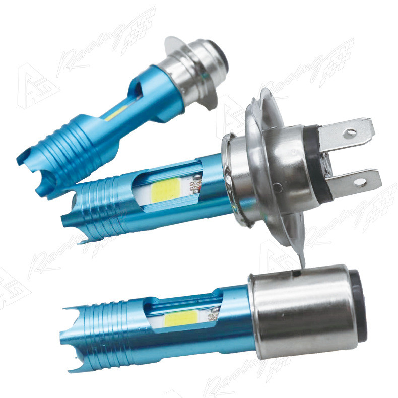 Đèn pha LED xe máy BA20D Đèn xe điện LED-H6M Đèn sương mù phía trước siêu sáng H4 BA20D P15D