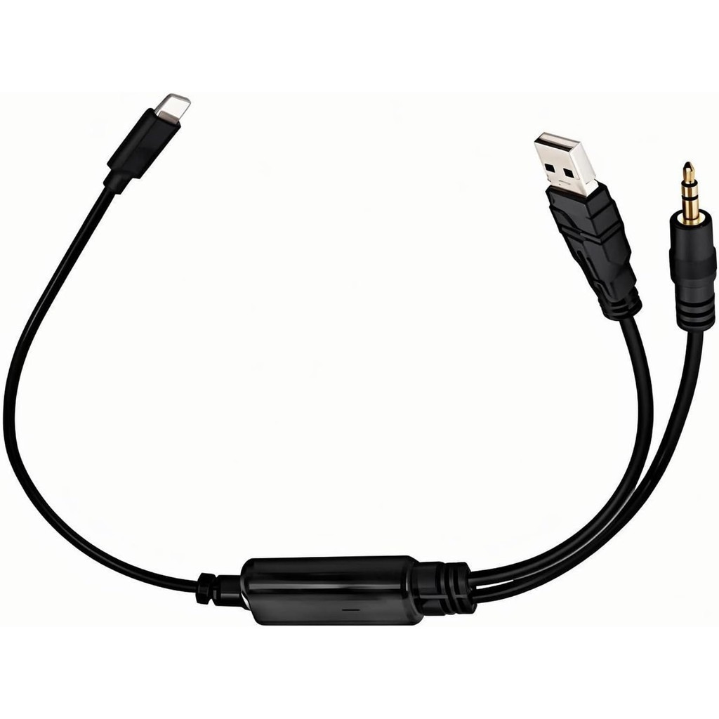 Jack cắm âm thanh 3,5 mm trong ô tô U-S-B cho điện thoại Android Galaxy & Tabs, Bộ chuyển đổi giao d