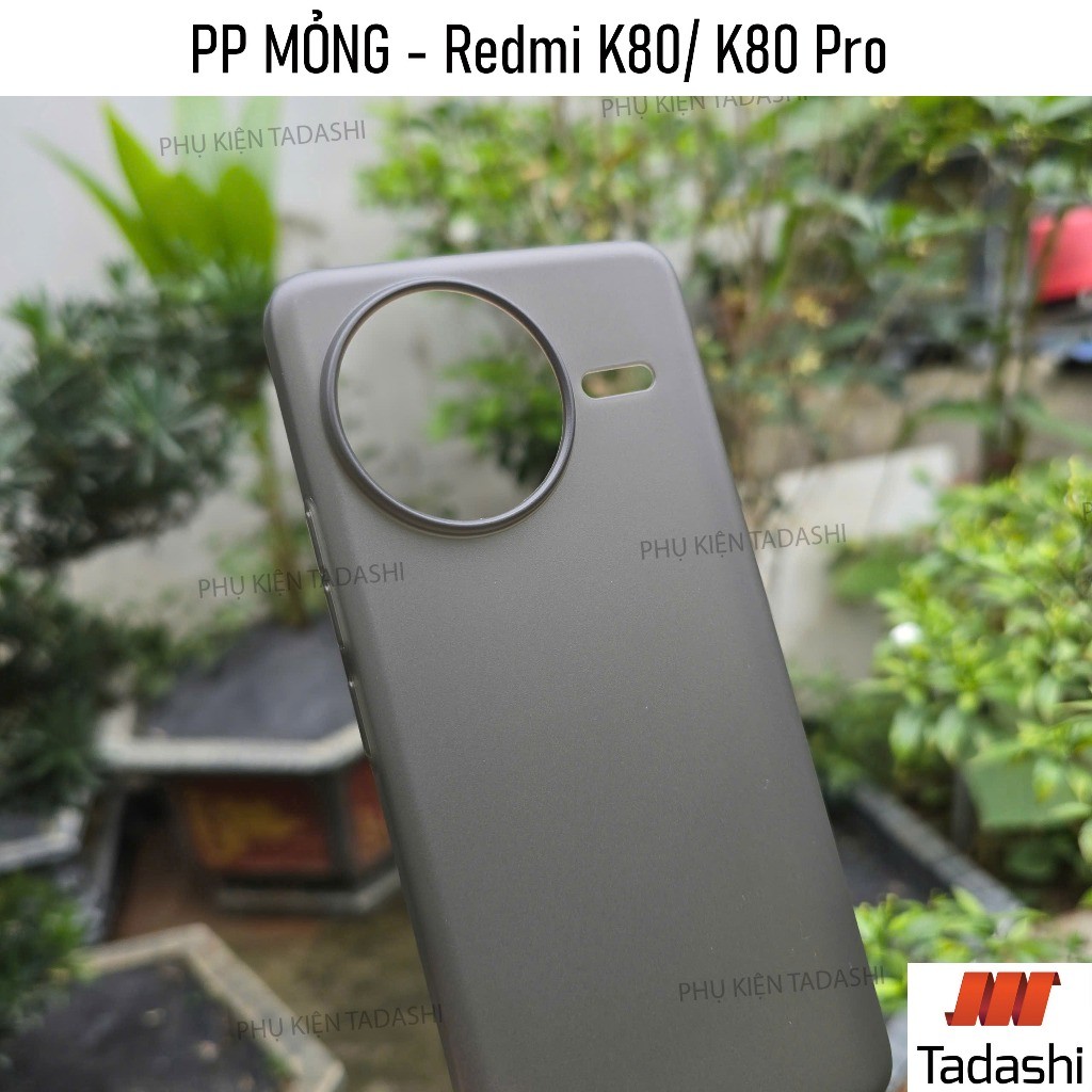 Ốp Lưng Mỏng Redmi K80 Pro/ K80, Redmi K80 Ultra/ K70 Ultra K90 Nhựa PP Lưng MỜ Hạn Chế Bám Vân Tay,