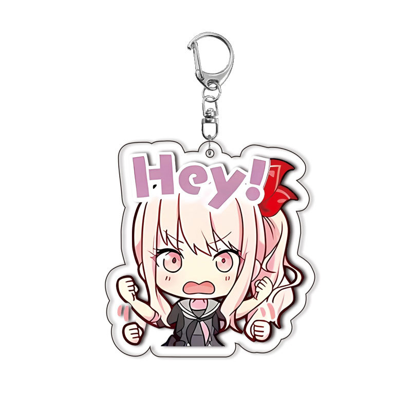 PJSK Project Sekai Nightcord At 25 Kawaii Anime Keychain For Akiyama Mizuki Key Chain Accessories Ba