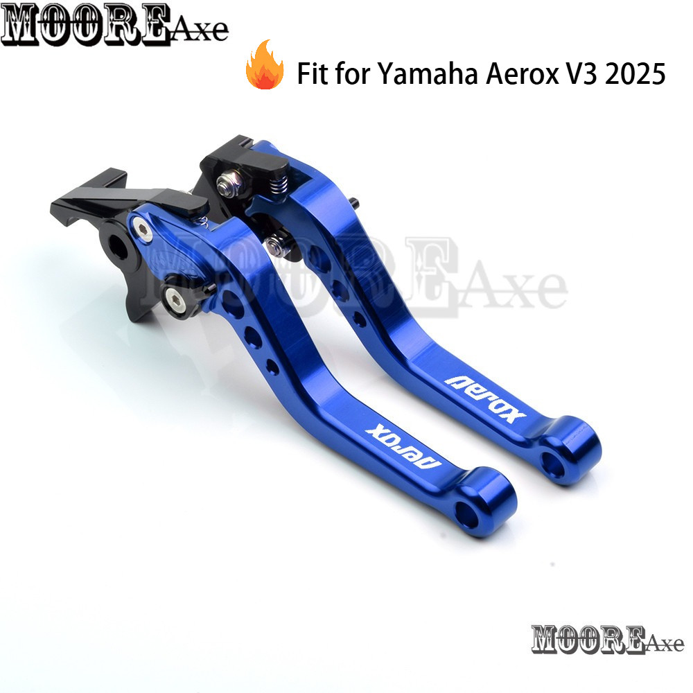 Mooreaxe Xe Máy Cho Xe Yamaha Aerox155 V3 Aerox 155 V3 2025 Sửa Đổi CNC Nhôm 6 Giai Đoạn Có Thể Điều