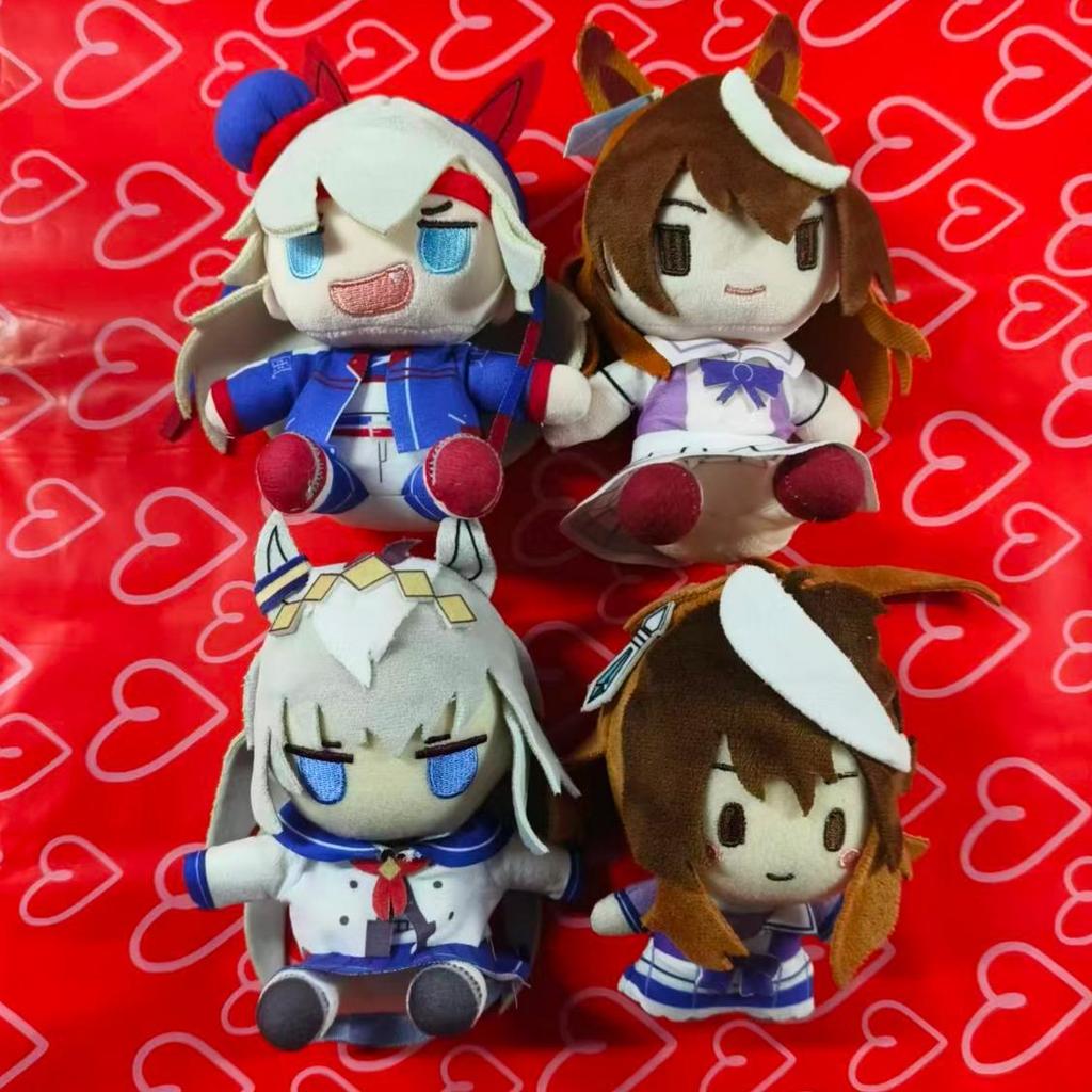 10cm Pretty Derby Plushie Móc Khóa Oguri Cap Symboli Rudolf Tamamo Cross Cotton Doll Đồ Chơi Nhồi Bô