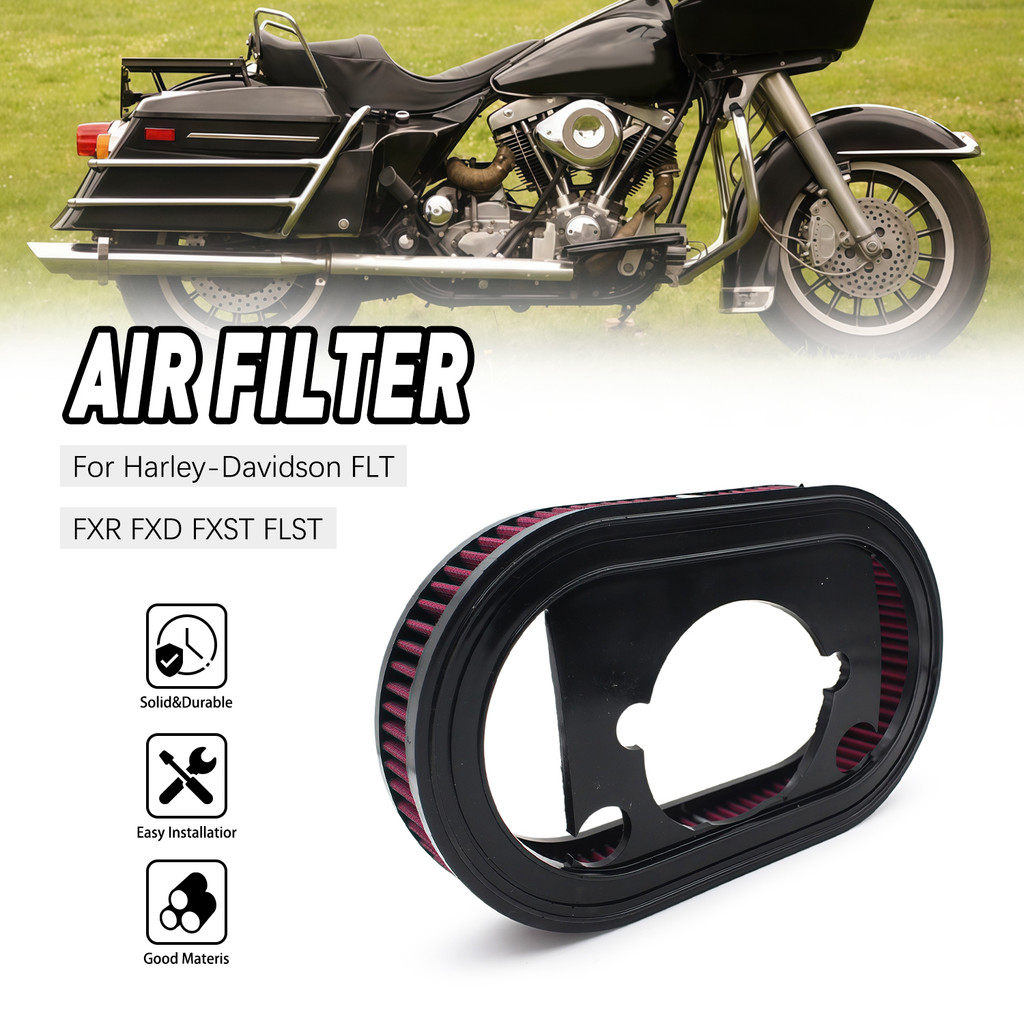 Phụ Kiện Xe Máy Lọc Không Khí Cho Harley-Davidson FLT FXR FXD FXST FLST Air Nạp Bụi 1984-1999 34-106