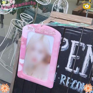 Luvscenario Photocard Holder, Vỏ bảo vệ hình ảnh PVC thần tượng Hàn Quốc, Vỏ thẻ Màn hình Album A4 đầy màu sắc khổng lồ