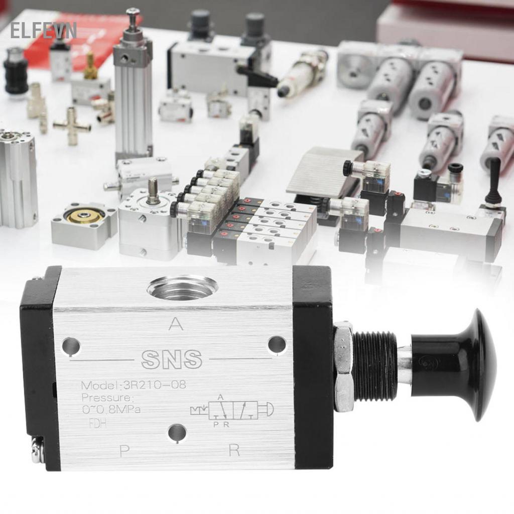 Elfevn 3R210‑08 Van điện từ vận hành bằng khí nén 3 chiều 2 vị trí