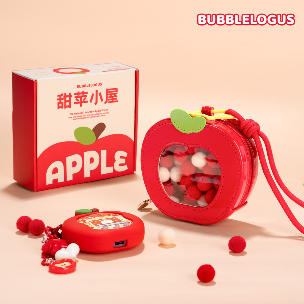 Happy Garden Pet Machine Hộp đựng táo đỏ cho Tamagotchi Paradise