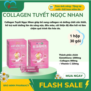 Collagen truyền trắng Tuyết Ngọc Nhan - Hộp 30gói
